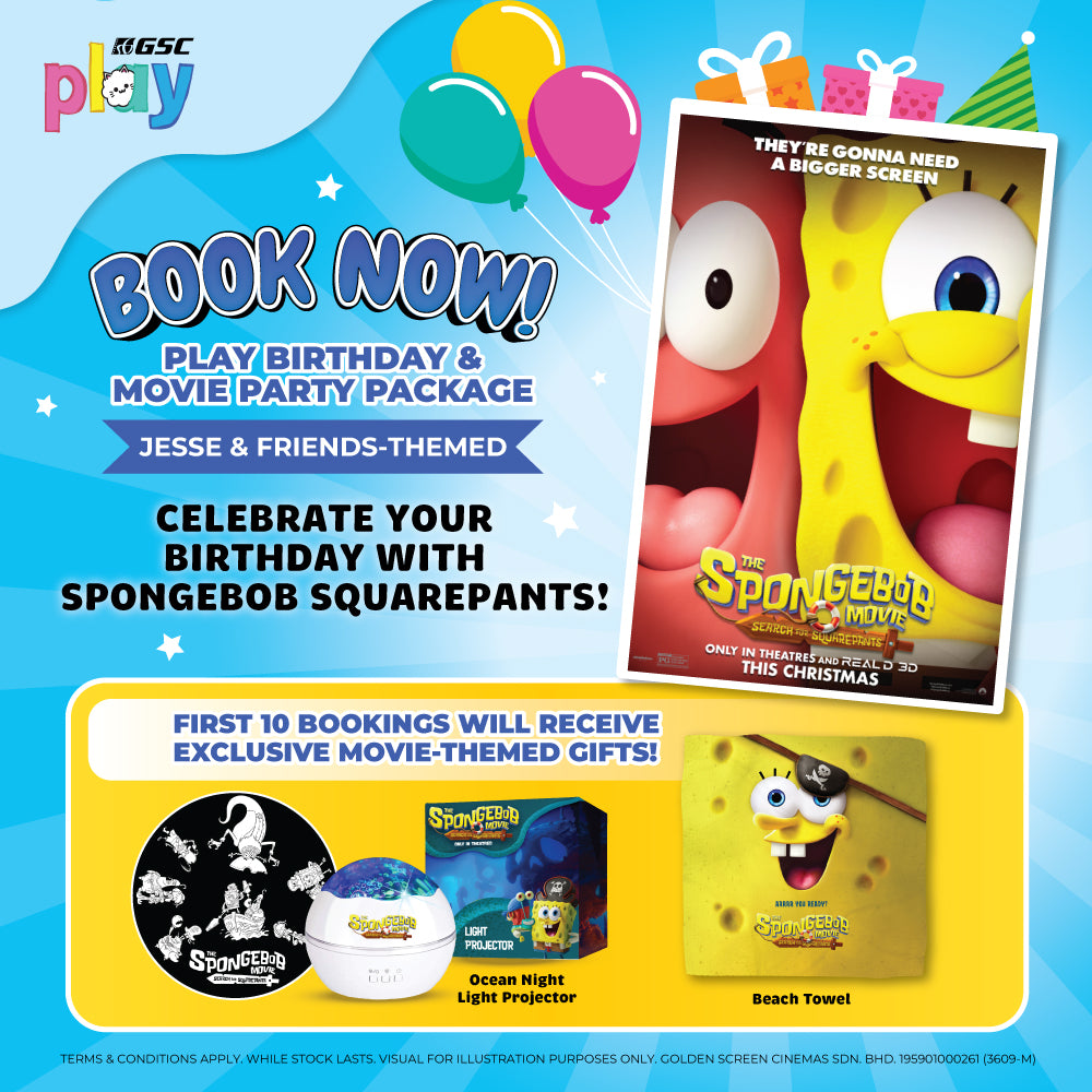 GSC Play Birthday & Movie Party Package (Jesse & Friends Theme)