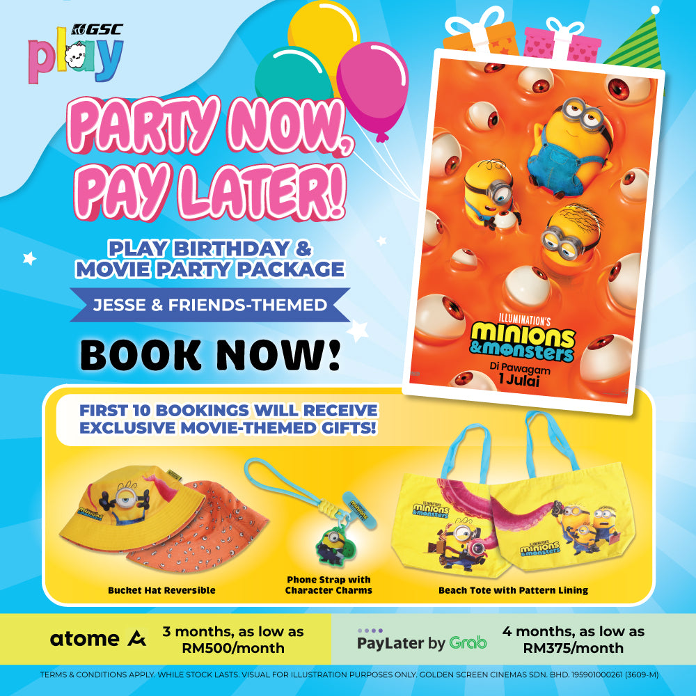 GSC Play Birthday & Movie Party Package (Jesse & Friends Theme)