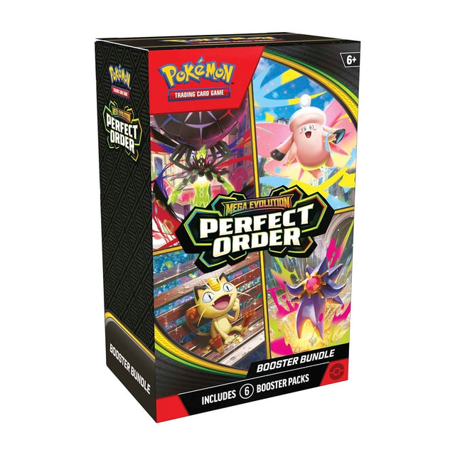 Pokmon TCG: Mega Evolution - Perfect Order Booster Bundle 6 Packs   KEEPSAKE by GSC