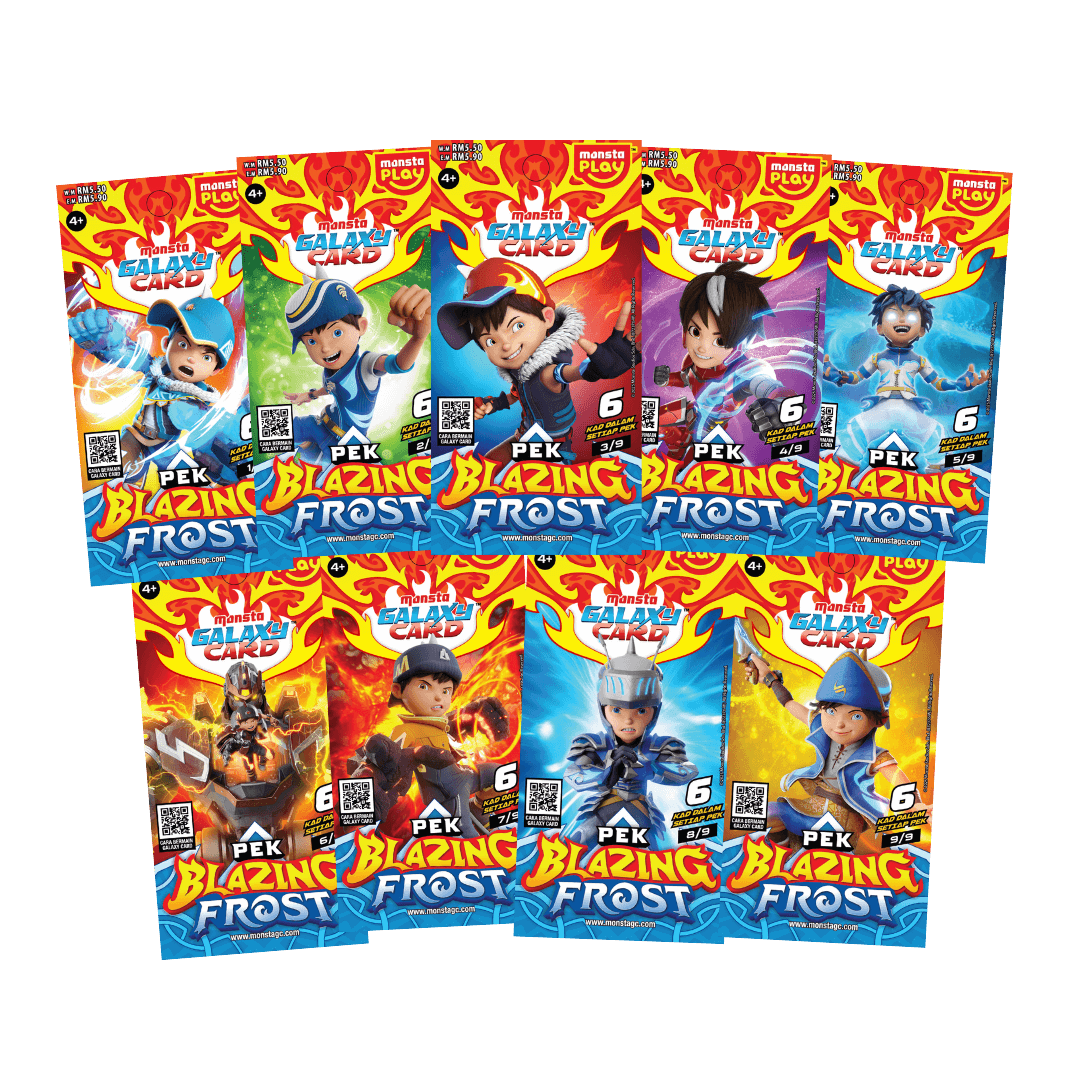 MONSTA GALAXYCARD : Pek Blazing Frost