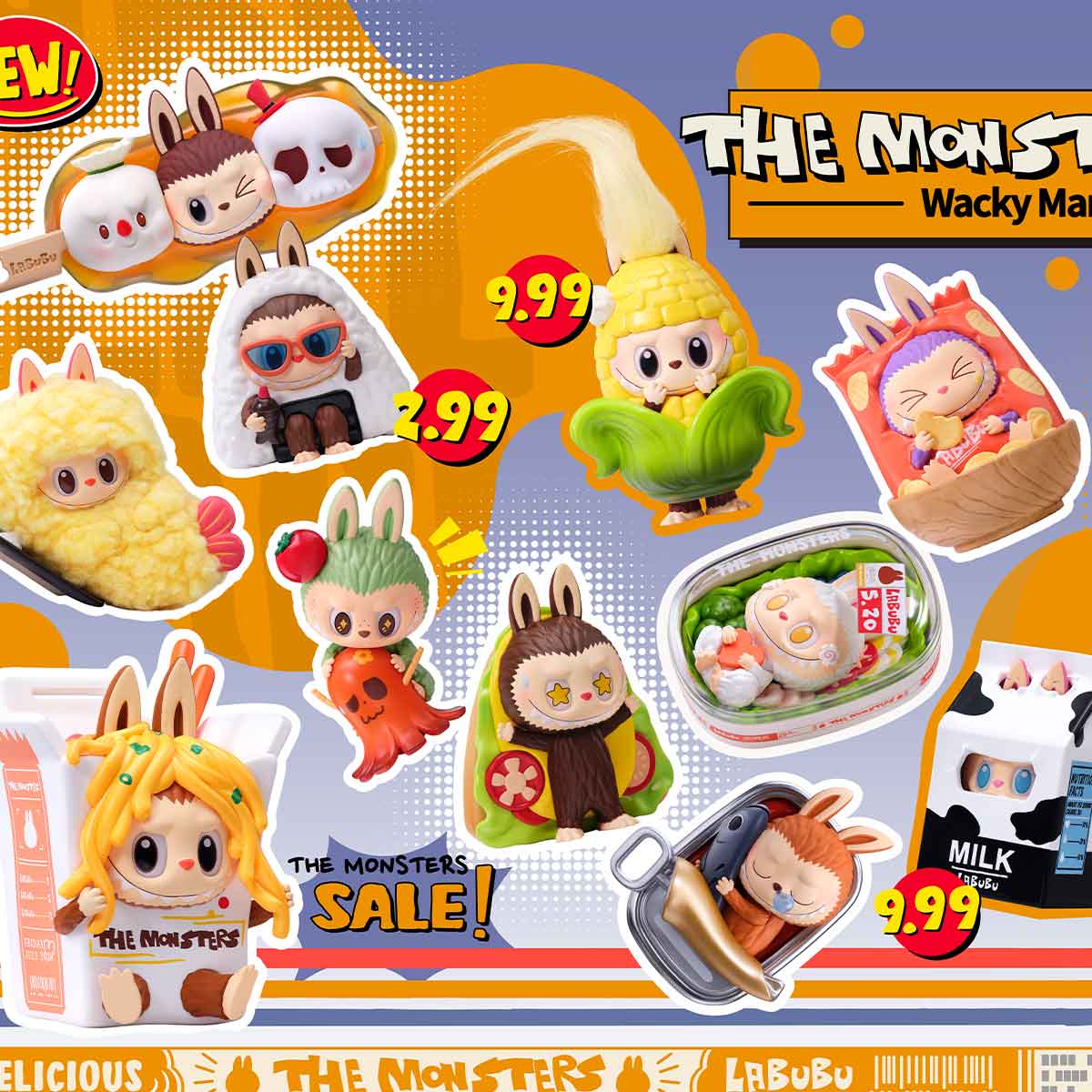 POP MART x The Monsters Wacky Mart Figures Series (Blind Box