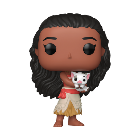 FUNKO POP! Disney: Moana (Maui Glow In the Dark), Moana with Pua, Kotu, Hei Hei with Coconut & Moana with Heart of Te Fiti (Glow)