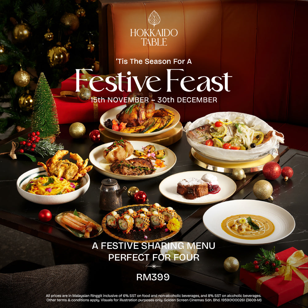 Festive Feast For Four at Hokkaido Table, The Exchange TRX