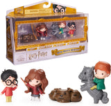 Harry Potter Micro Magical Moments Collectible Year 1 Scene Play Pack (Harry, Hermione, Ron, Fluffy)