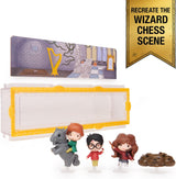 Harry Potter Micro Magical Moments Collectible Year 1 Scene Play Pack (Harry, Hermione, Ron, Fluffy)