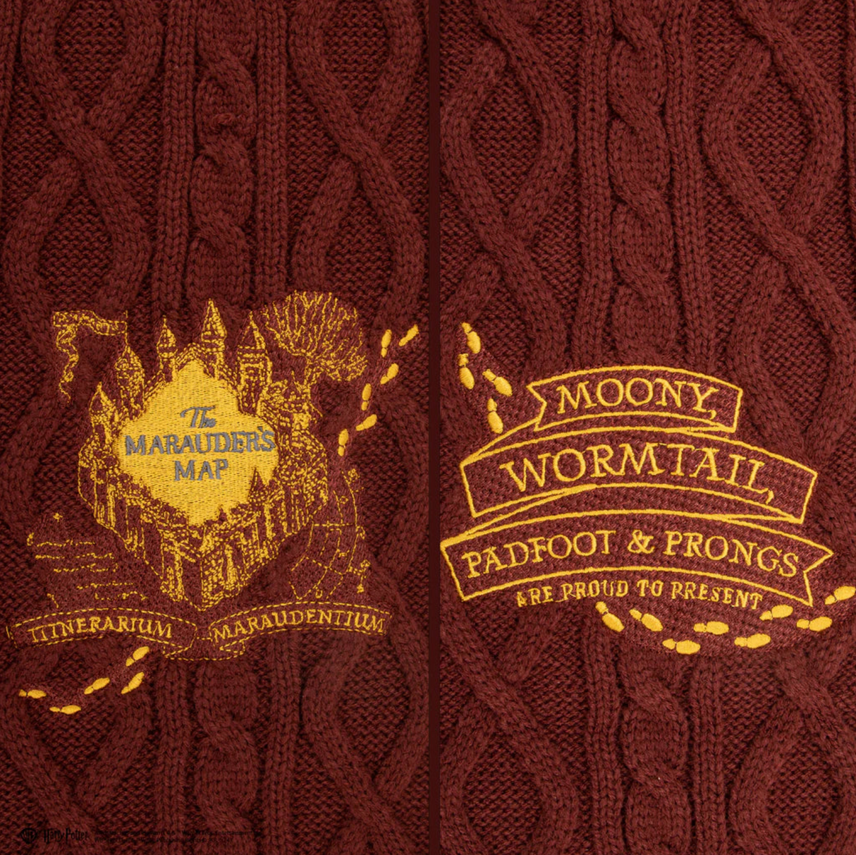 Harry Potter Scarf Marauder's Map