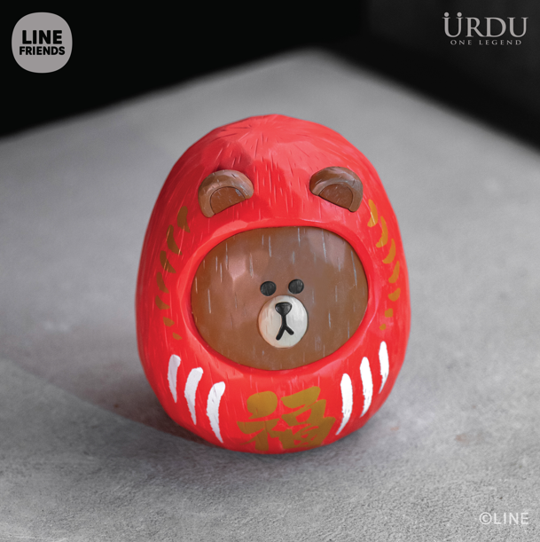 Line Friends meets URDU FLOCKING ライン Line Friends Meets Urdu Flocking Series Blindbox - Assorted