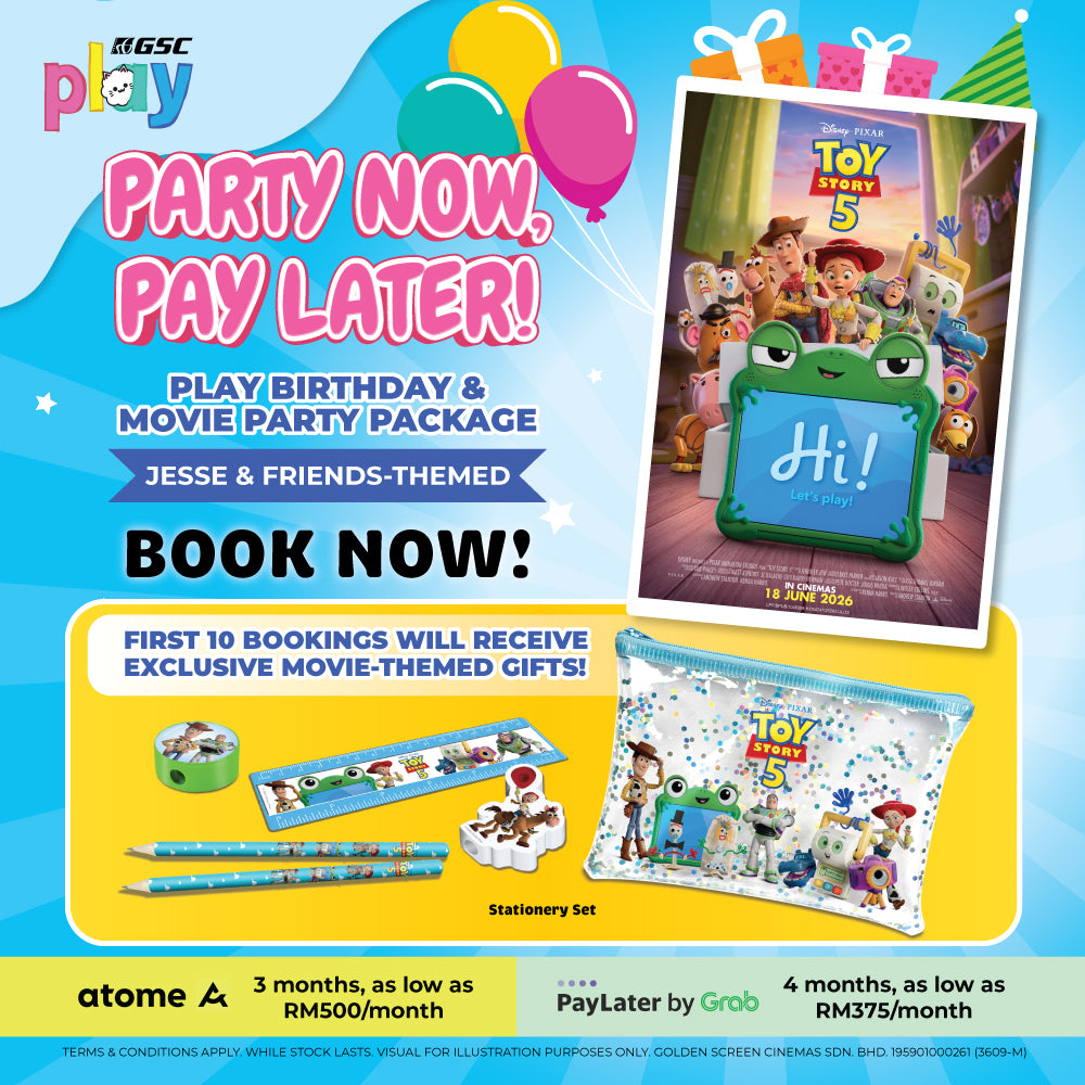 GSC Play Birthday & Movie Party Package (Jesse & Friends Theme)
