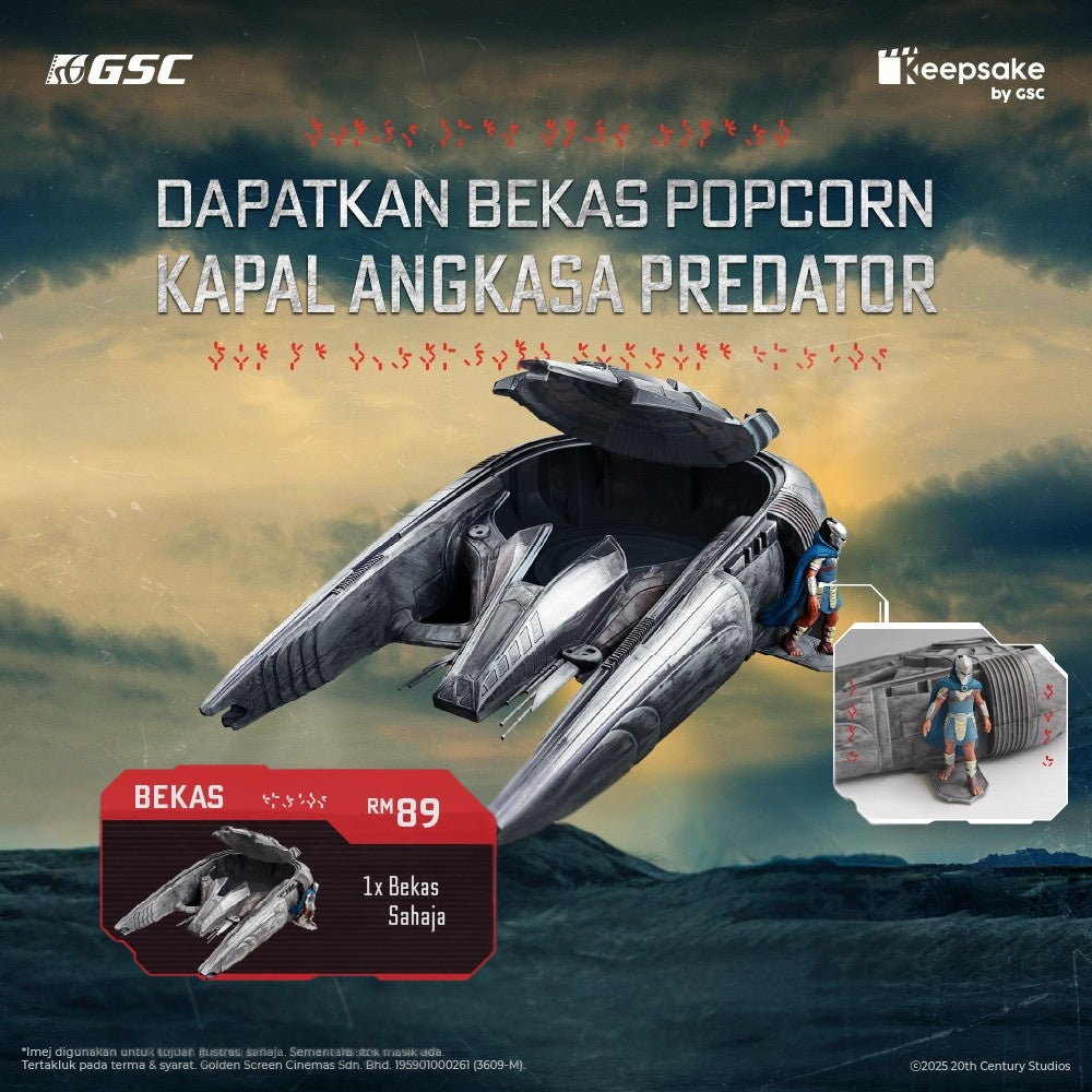 GSC Exclusive Predator Spaceship Popcorn Bucket