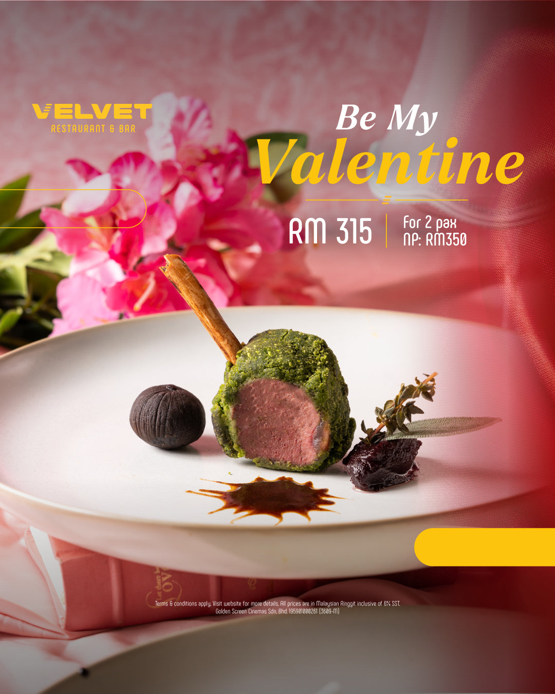 Early Bird Valentine’s Day Menu (14-16 Feb 2025)