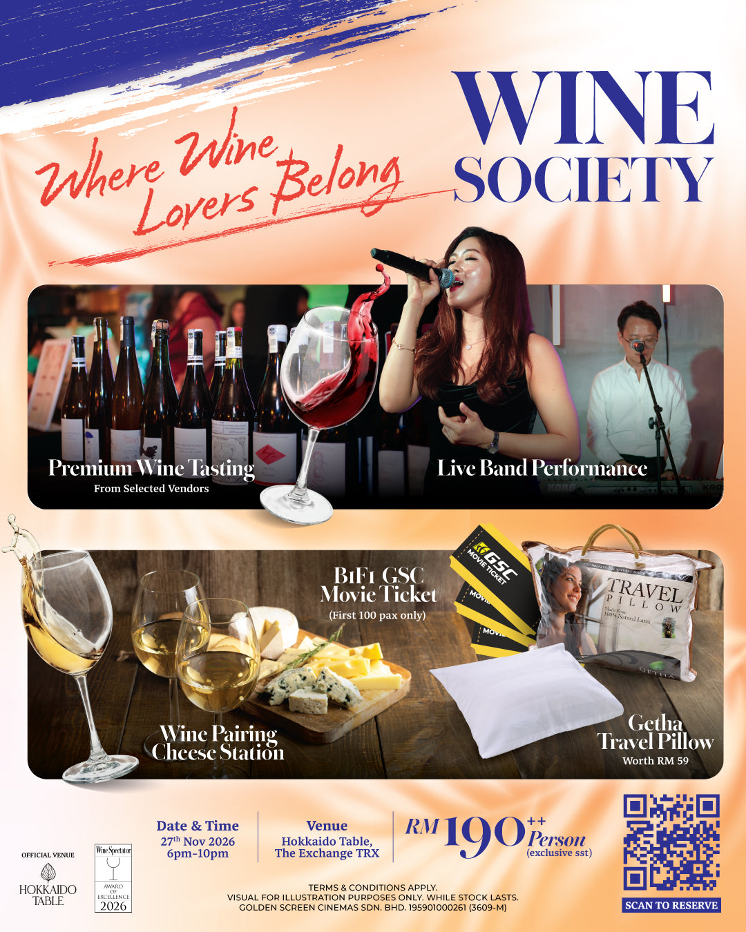 Wine Society 2026 at Hokkaido Table, The Exchange TRX
