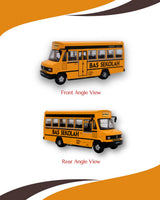 Sunway Tiny 1/64 City MY002 Die-cast Model Car Bas Sekolah - Orange