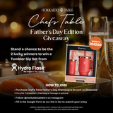 Chef’s Table Special Edition: Father’s Day Bollinger Champagne Brunch