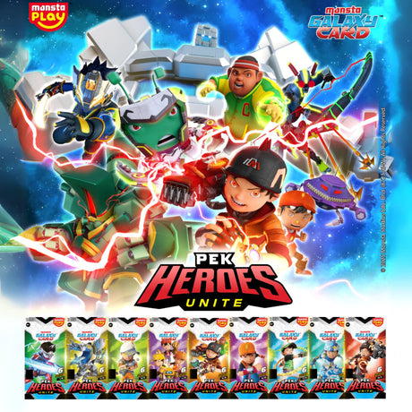 MONSTA GALAXYCARD : PEKHEROES UNITE