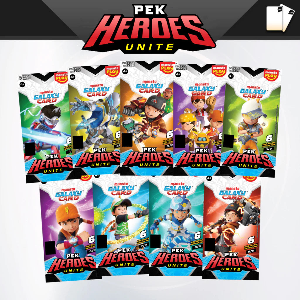 MONSTA GALAXYCARD : PEKHEROES UNITE