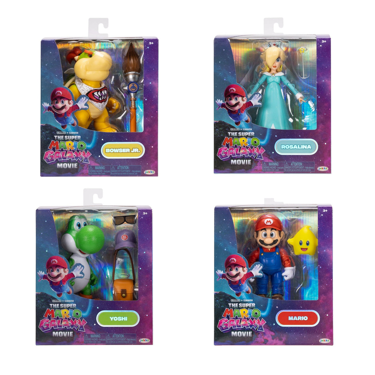 The Super Mario Galaxy Movie 5-inch Figures W1 (Assorted)