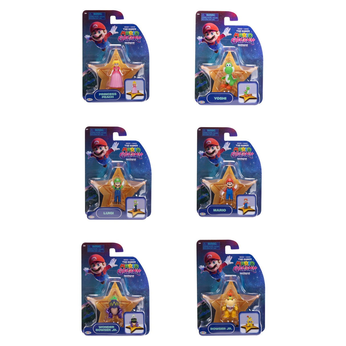 The Super Mario Galaxy Movie Mini Figure W1 (Assorted)