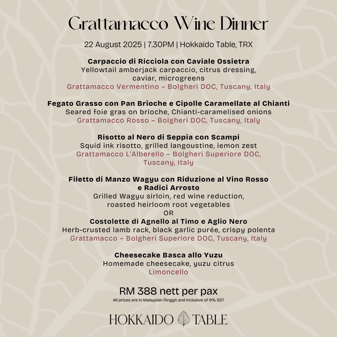 Grattamacco Wine Dinner