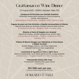 Grattamacco Wine Dinner