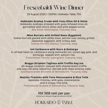 Frescobaldi Wine Dinner